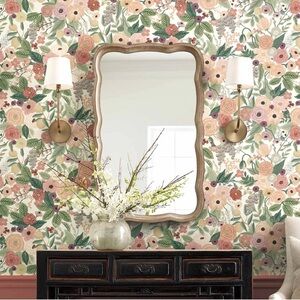 Rifle Paper Co. Garden Party Peel & Stick Wallpaper - Burgundy × 1